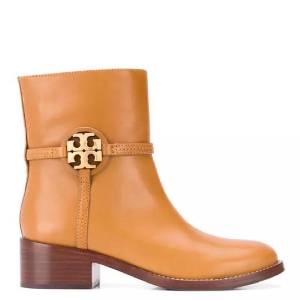 Revolve Tory Burch Brown Miller Ankle Chelsea boots 45mm in Tiramisu